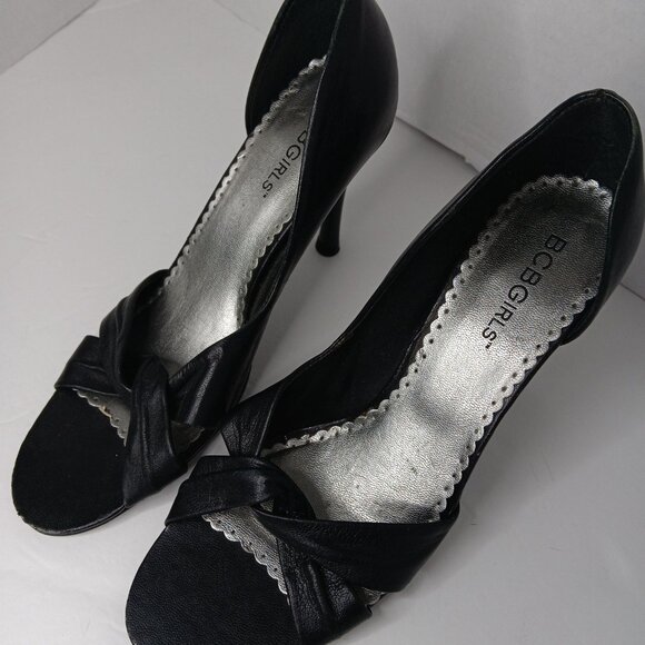 BCBGIRLS Black heels shoes, women shoes - Picture 3 of 5